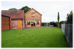 the barn